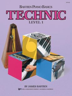 Bastien Piano Basics Technic Level 1 (English Only)