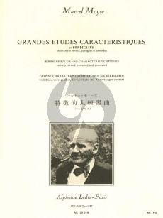 Moyse Grandes Etudes Caracteristiques de Berbiguier Flute