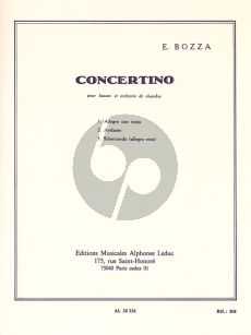 Bozza Concertino Op.49 Bassoon-Chamber Orchestra (piano red.)