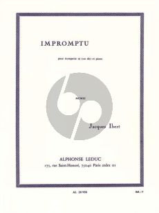 Ibert Impromptu Trompette [Bb/C] et Piano