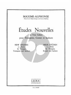 Etudes Nouvelles Vol.3 Trompet (10 Grandes Etudes Nouvelles Melodiques et de Virtuosite) (Grade 8)