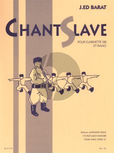 Barat Chant Slave Clarinette-Piano