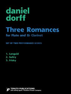 Dorff 3 Romances Flute and Clarinet[Bb]