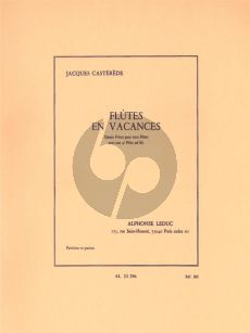 Casterede Flutes en Vacances 3 Flutes [4th.Flute opt.] (Score/Parts)