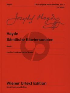 Haydn Samtliche Sonaten Vol.2 fur Klavier (edited by Christa Landon and revised by Ulrich Leisinger) (Wiener-Urtext)