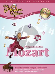 Little Amadeus & Friends - Wolfgang Amadeus Mozart (Bk-Cd) (easy level) (compiled and edited by H.G.Heumann)