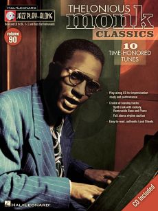 Thelonious Monk Classics all C-Bb-Eb and Bass Clef Instruments Book with Cd (Jazz Play-Along Series Vol.90)
