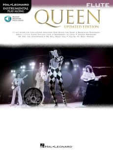Queen 17 Songs Instrumental Play-Along for Flute (Book with Audio online)
