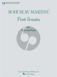 Martinu First Sonata for Flute and Piano Book with Audio Online