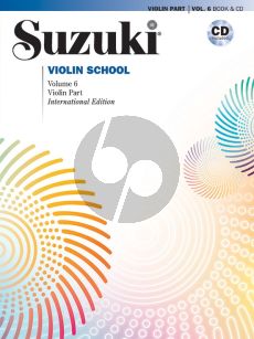 Suzuki  Violin School Vol. 6- Violin Part with Cd - International Edition