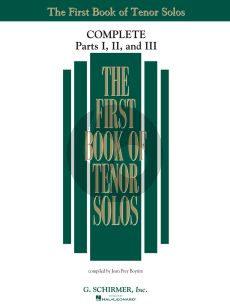 First Book of Tenor Solos Complete Part 1 - 2 - 3 Piano and Vocal (edited by Joan Frey Boytim)