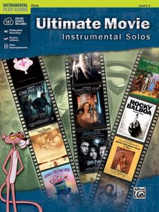 Album Ultimate Movie Instrumental Solos for Flute Book with Online Audio/Software/PDF (level 2 - 3)
