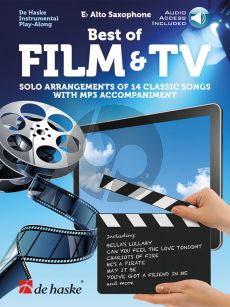 Best of Film & TV for Alto Saxophone (Solo Arrangements of 14 Classic Songs) (Book with Audio online) (grade 3)