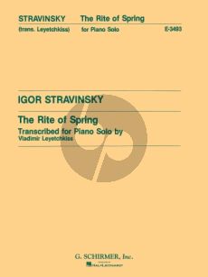 Strawinsky Rite of Spring /Sacre du Printemps for Piano Solo (edited by Vladimir Leyetchkiss)