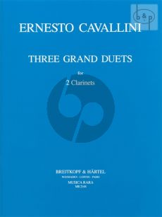 Cavallini 3 Grand Duets 2 Clarinets (parts) (Himie Voxman)