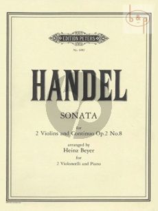 Sonate g-minor Op.2 No.8 HWV 392 (2 Vc.-Bc)