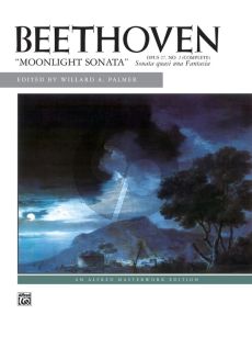 Beethoven Sonata C-sharp minor Op.27 No.2 Mondschein Piano (edited by Willard A. Palmer) (Late Intermediate / Early Advanced)