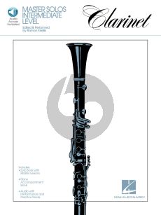 Album Master Solos Intermediate for Clarinet Book with Audio Online (Edited and Performed by Ramon Kireilis)