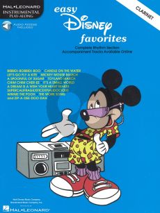 Easy Disney Favorites (Clarinet) (Bk-Audio Access Code)