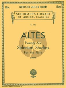 Altes 26 Selected Studies for Flute (Edited by George Barrere)