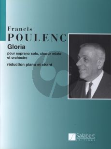 Poulenc Gloria Cantata for Soprano Solo-Mixed Choir and Orchestra Vocal Score (Latin)