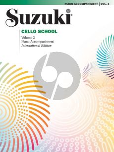 Suzuki Cello School Vol. 3 Piano Accompaniments