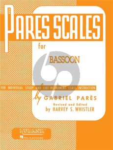 Pares Scales for Bassoon (edited by Harvey S. Whistler)
