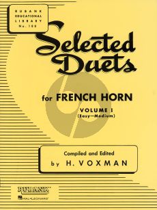 Voxman Selected Duets for French Horn Vol.1 (Easy-Medium)