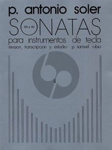 Soler Sonatas Vol.5 (No.69-90) Harpsichord (ed. P.Samuel Rubio)