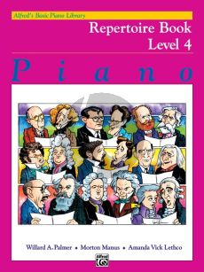 Alfred Basic Piano Repertoire Book Level 4 for Piano