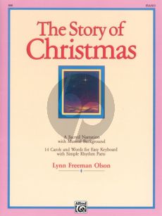 Freeman Olson The Story of Christmas Piano (Late Elementary Level)