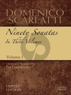 Scarlatti 90 Sonatas Vol. 1 No. 1 - 30 Harpsichord (edited by Dr. Eiji Hashimoto) (Dover)