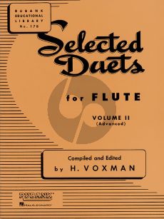 Voxman Selected Duets for Flute Vol.2 (Medium-Advanced)