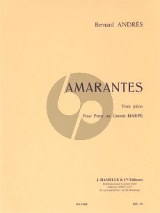 Andres Amarantes pour Harpe (3 Pieces) (interm.level)