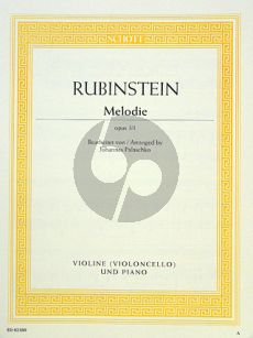 Rubinstein Melodie Op.3 No.1 Violine-Klavier (Palaschko)