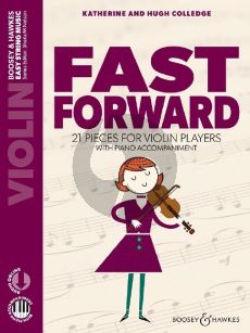 Fast Forward Violin and Piano Book with Audio online (A Third Book of 21 Pieces for Beginner)