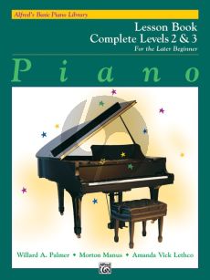Alfred Basic Piano Later Beginner Lesson Book Complete Level 2 / 3