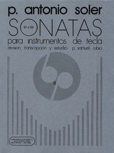 Soler Sonatas Vol.6 (No.91-99) Harpsichord (ed. P.Samuel Rubio)