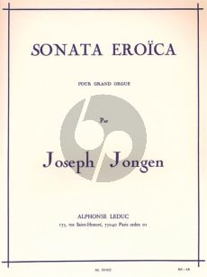 Jongen Sonate Eroica Op. 94 Organ