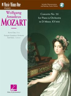 Mozart Piano Concerto No.20 D-Minor KV 466 for Piano and Orcestra - Edition for 2 Pianos Book with 2 Audio Online (Music Minus One) (Pianist David Syme)