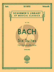 Bach 6 Suites BWV 1007-1012 Violoncello (edited by Fritz Galliard)