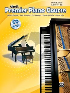 Premier Piano Course Book 1B Lesson Book (universal edition)