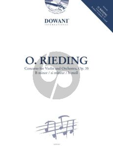 Rieding Concerto B-minor Op.35 (Violin-Piano) (Bk-Cd) (Dowani 3 Tempi Play-Along)