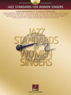 Album Jazz Standards for Women Singers (Bk-Cd)