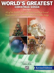 Album World's Greatest Christmas Songs Easy Piano with Lyrics (Arranged by Dan Fox Revised Edition)