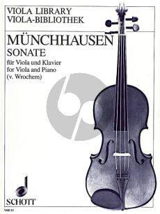 Munchhausen Sonate C-dur Op.10 Viola-Klavier (Ulrich von Wrochem)