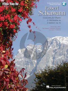 Schumann Piano Concerto A-Minor Op.54 (Music Minus One) Book with Audio Online (Pianist Kevin Class)