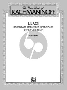 Rachmaninoff Lilacs Op.21 No.5 for Piano Solo (Revised and Transcribed by the Composer)