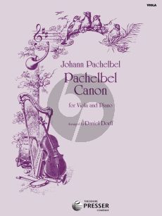 Pachelbel Canon Viola-Piano (arr. Daniel Dorff)