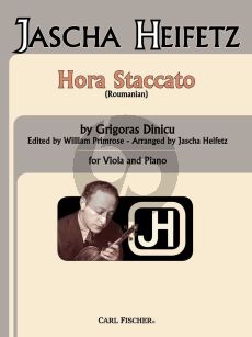 Dinicu Hora Staccato for Viola and Piano (edited by William Primrose) (transcr. by Jascha Heifetz)